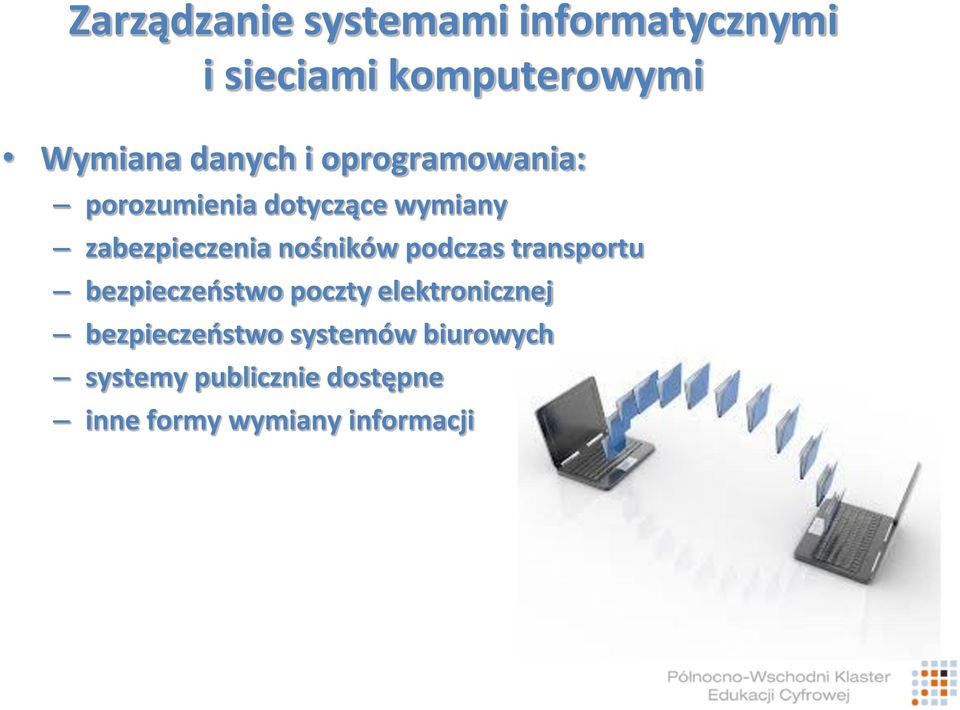 nośników podczas transportu bezpieczeństwo poczty elektronicznej