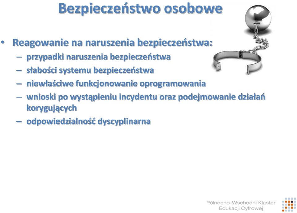 niewłaściwe funkcjonowanie oprogramowania wnioski po wystąpieniu