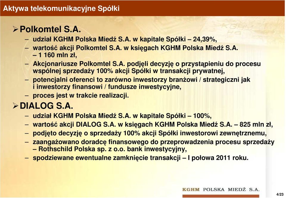finansowi / fundusze inwestycyjne, proces jest w trakcie realizacji. DIAL