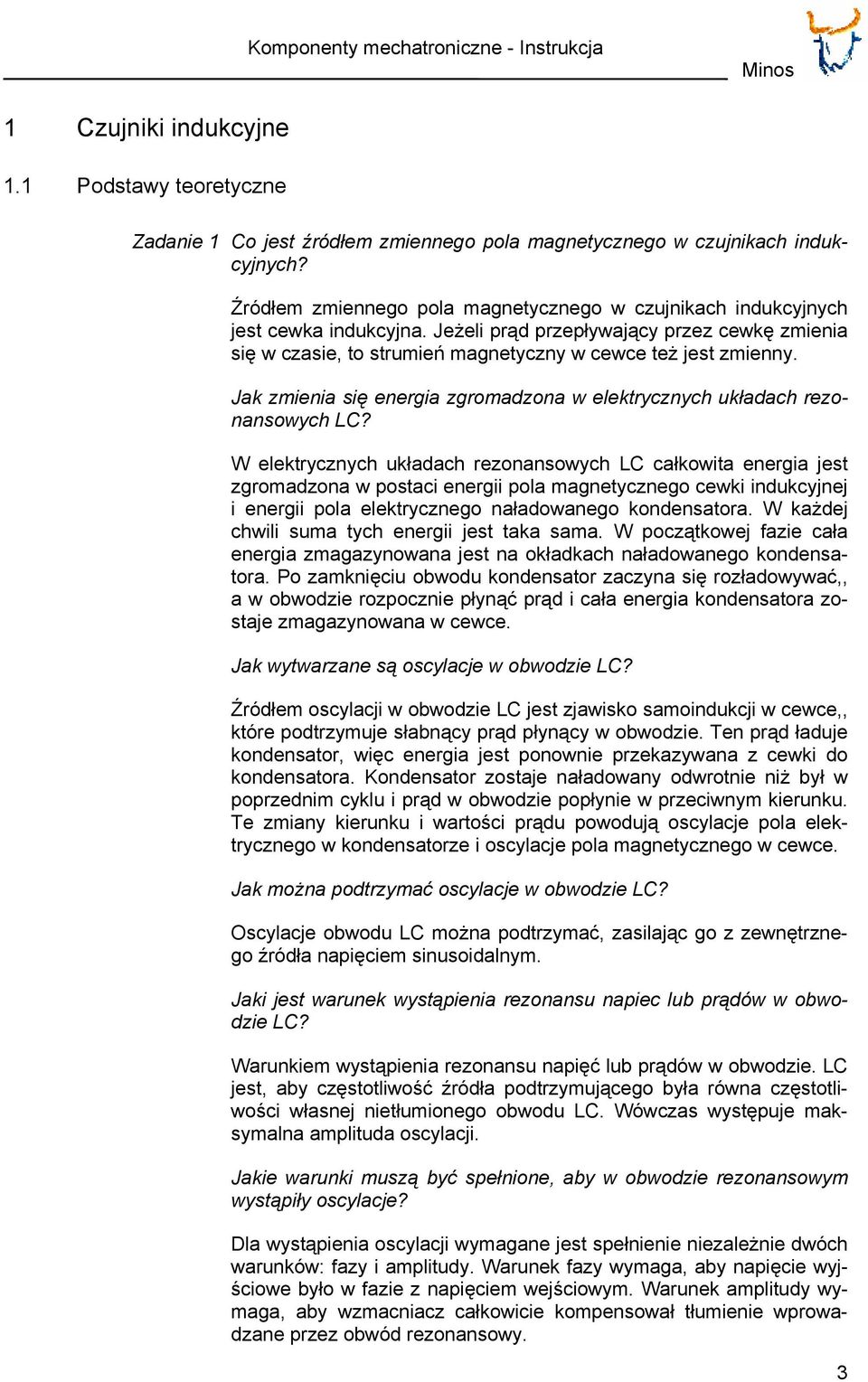 Jak zmienia się energia zgromadzona w elektrycznych układach rezonansowych LC?