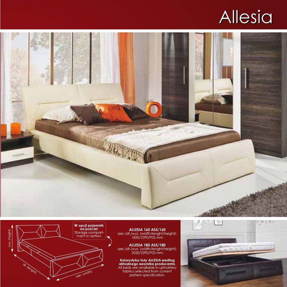 ALLESIA 160 AS5/160 1850/2390/925 mm