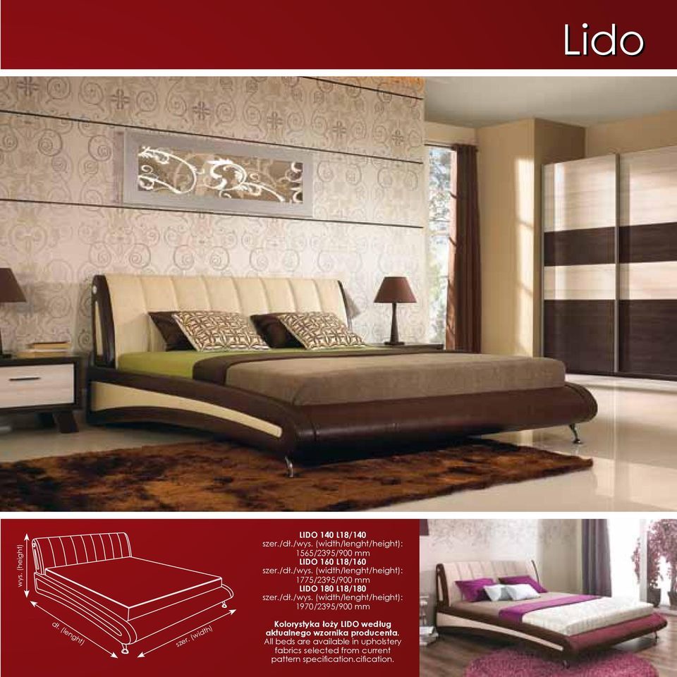 LIDO 180 L18/180 1970/2395/900 mm