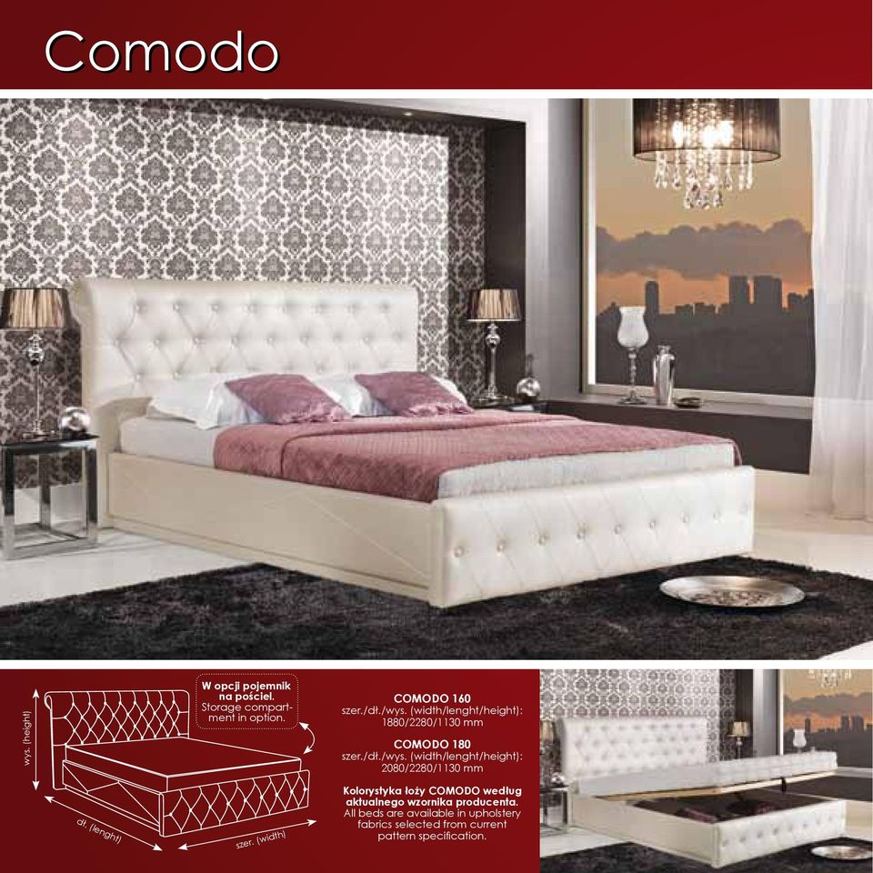 COMODO 160 1880/2280/1130 mm COMODO