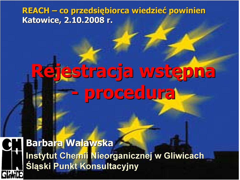 Rejestracja wstępna - procedura Barbara