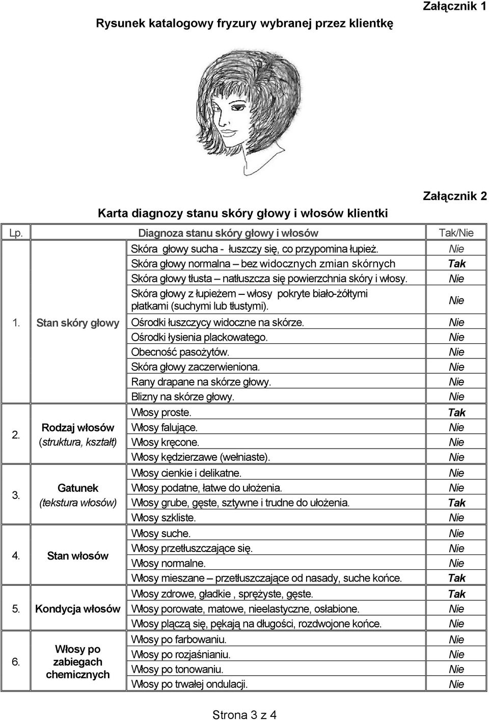 Skóra głowy normalna bez widocznych zmian skórnych Skóra głowy tłusta natłuszcza się powierzchnia skóry i włosy. Skóra głowy z łupieżem włosy pokryte biało-żółtymi płatkami (suchymi lub tłustymi).