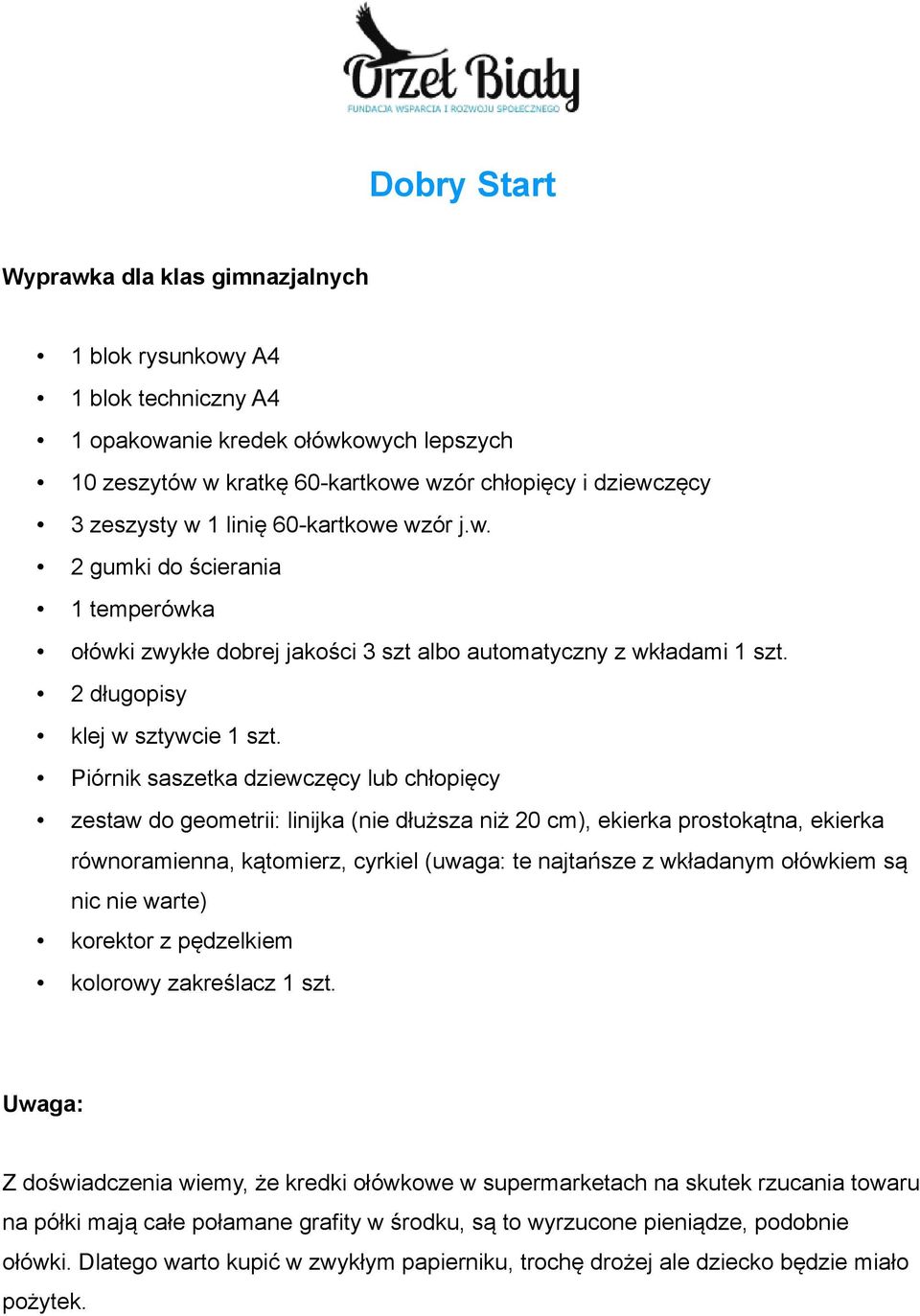 2 długopisy klej w sztywcie 1 szt.