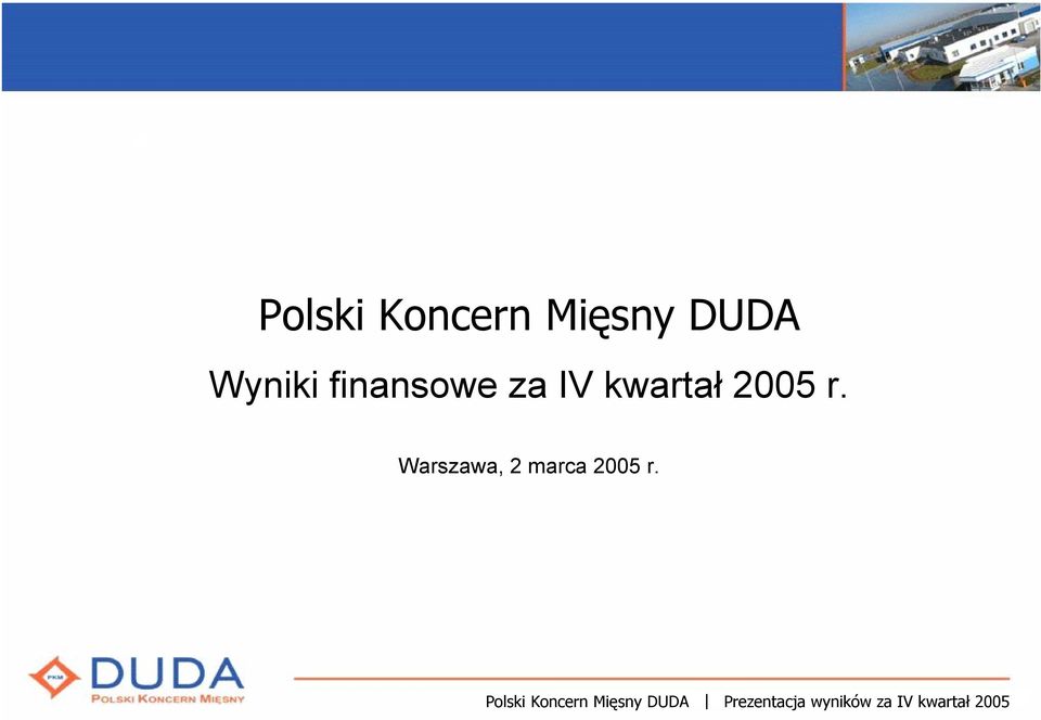 za IV kwartał 2005 r.