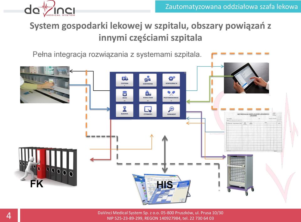 Zautomatyzowana oddziałowa szafa lekowa