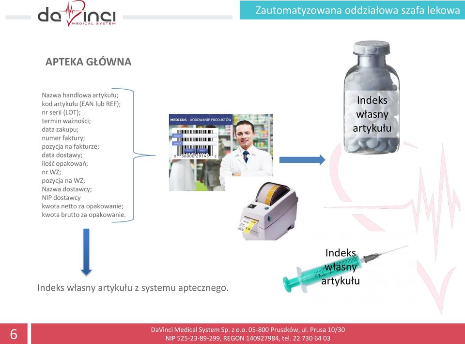 WZ; pozycja na WZ; Nazwa dostawcy; NIP dostawcy kwota netto za opakowanie; kwota brutto za