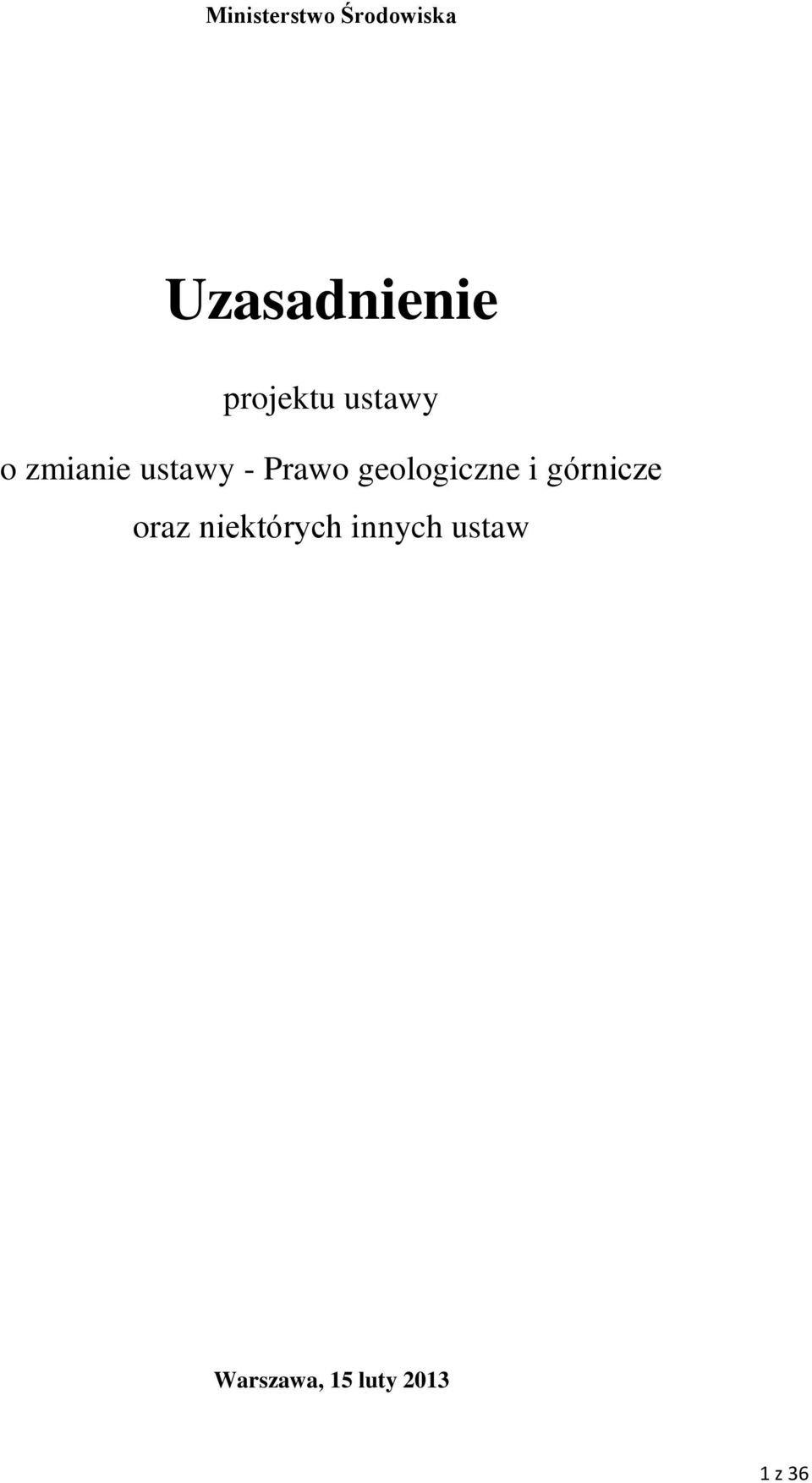 Prawo geologiczne i górnicze oraz