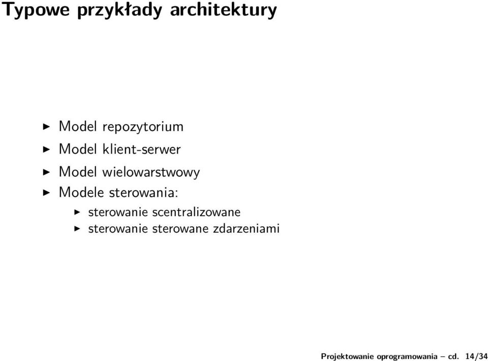 repozytorium Model klient-serwer Model