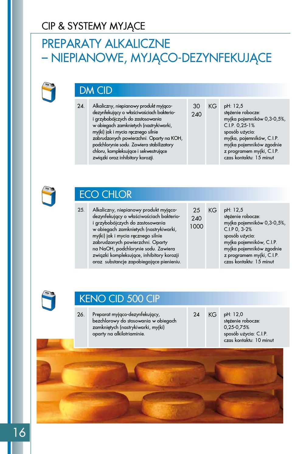 powierzchni. Oparty na KOH, podchlorynie sodu. Zawiera stabilizatory chloru, kompleksujące i sekwestrujące związki oraz inhibitory korozji.