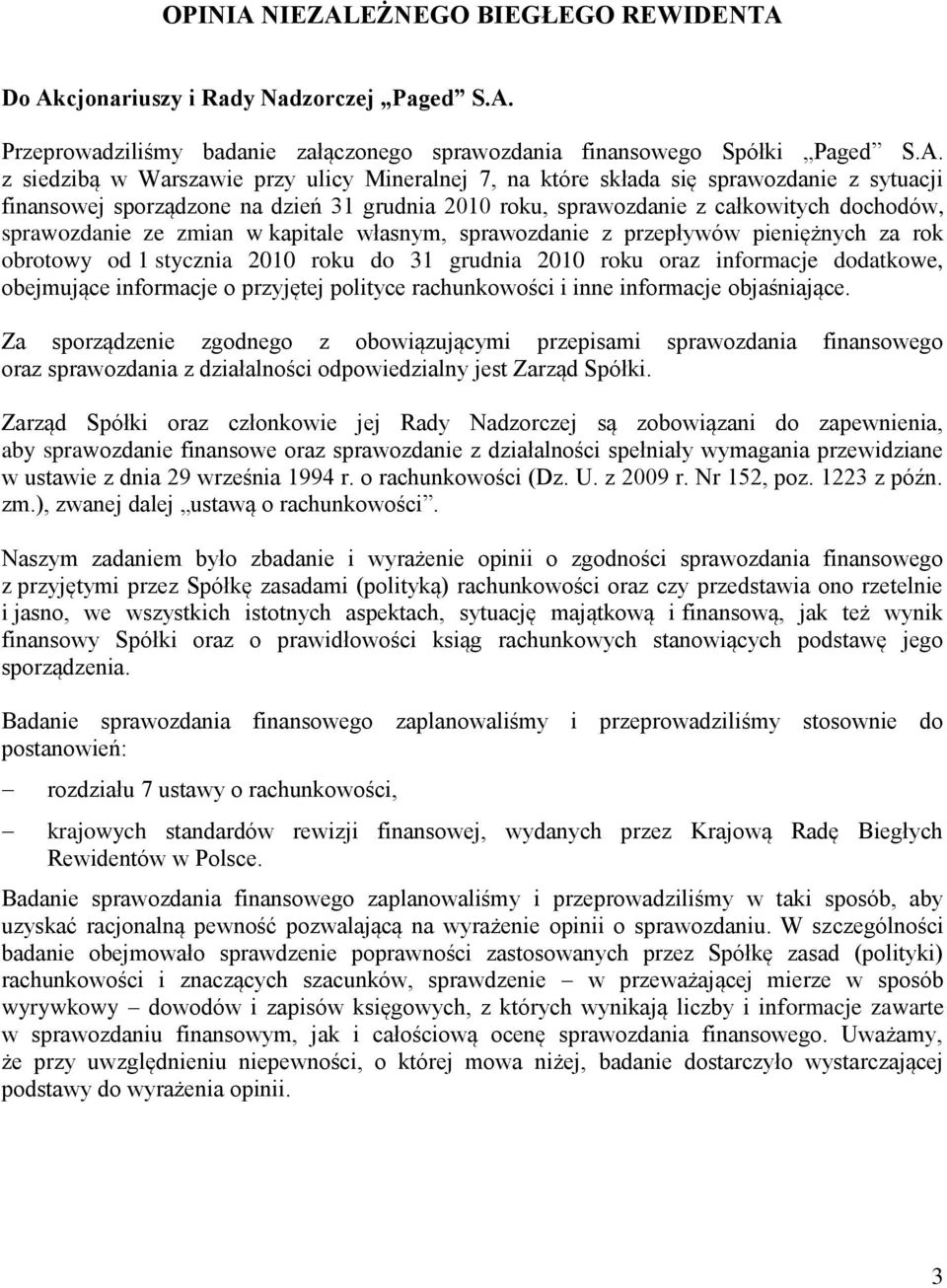 EŻNEGO BIEGŁEGO REWIDENTA 