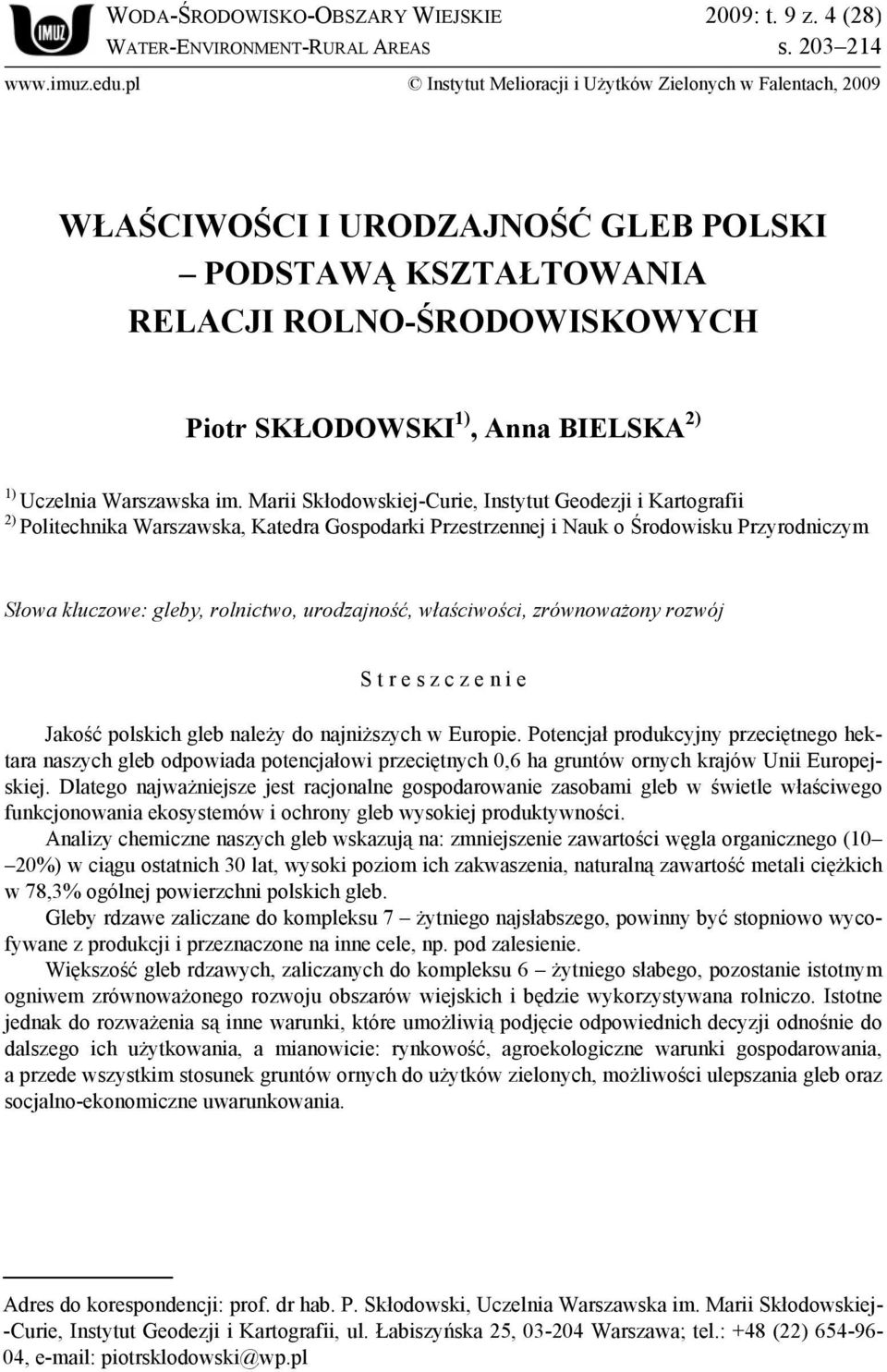 Warszawska im.