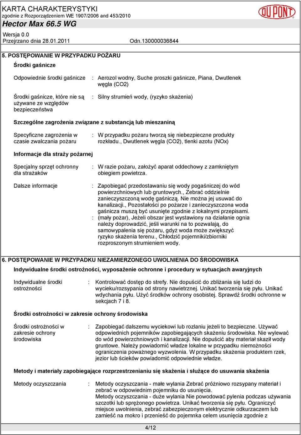 się niebezpieczne produkty rozkładu.