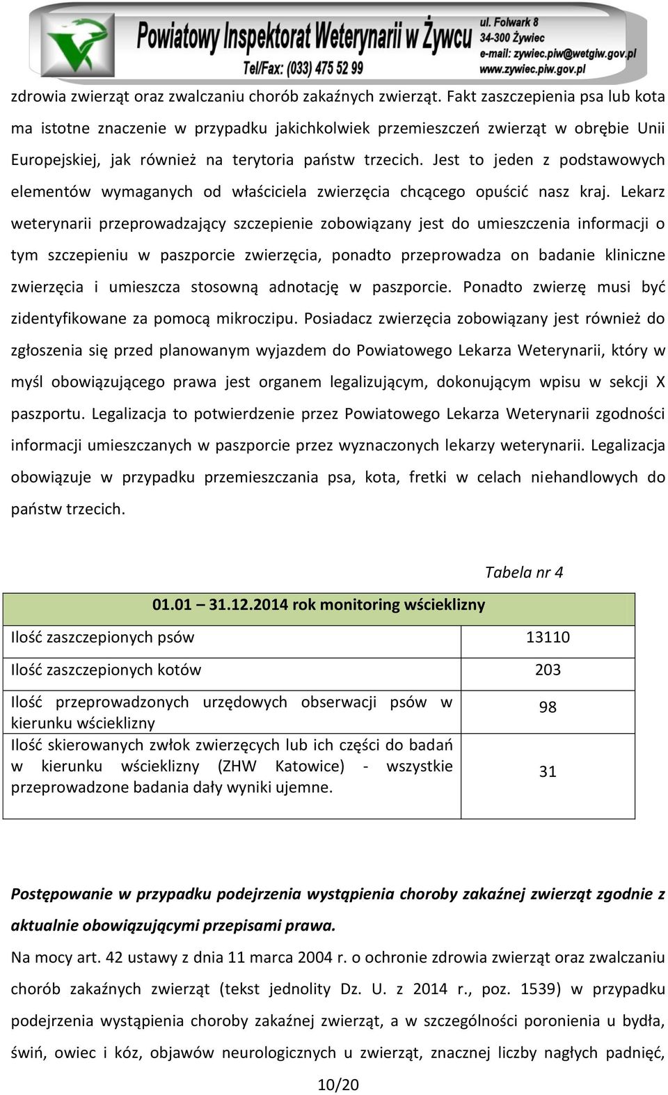 Jest to jeden z podstawowych elementów wymaganych od właściciela zwierzęcia chcącego opuścić nasz kraj.