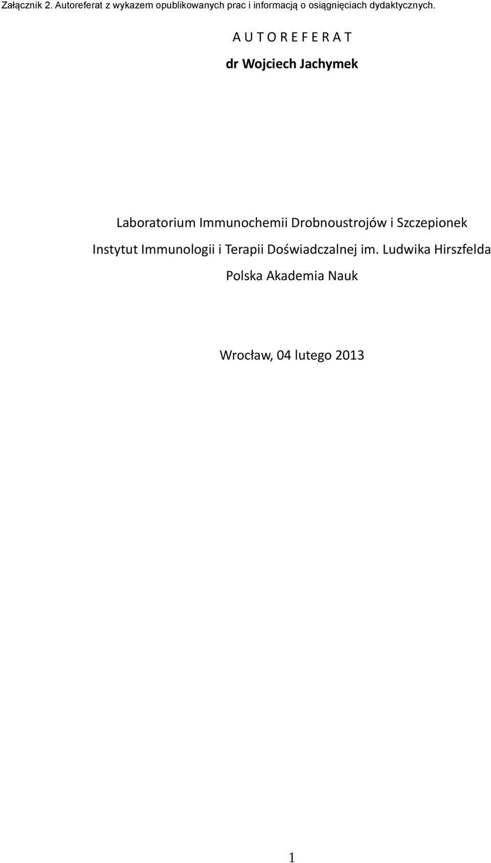 Szczepionek Instytut Immunologii i Terapii