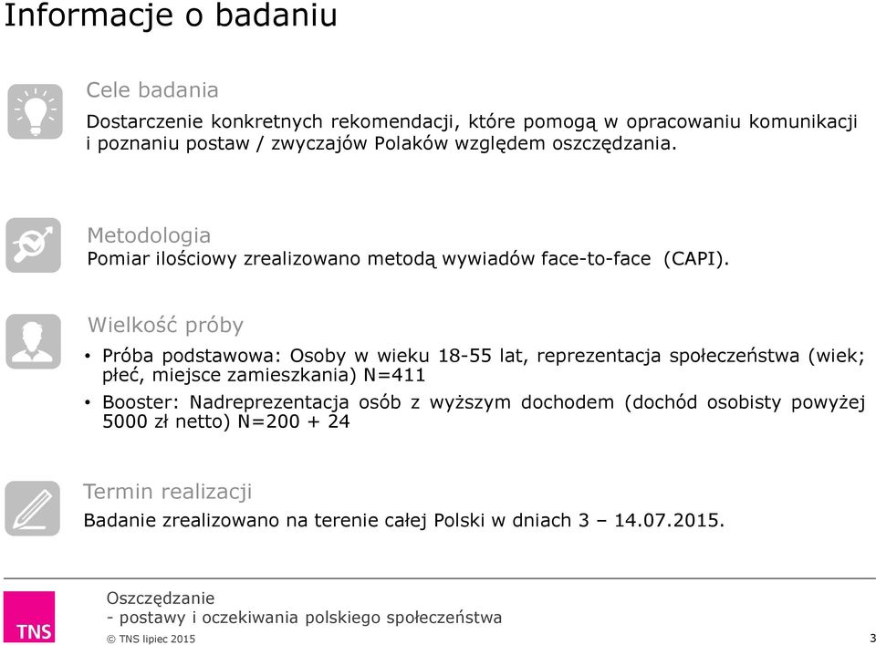 Wielkość próby Próba podstawowa: Osoby w wieku 18-55 lat, reprezentacja społeczeństwa (wiek; płeć, miejsce zamieszkania) N=411 Booster: