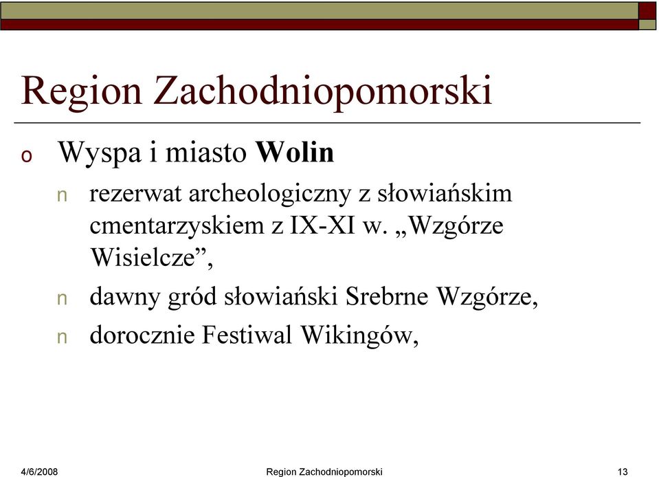 Wzgórze Wisielcze, dawny gród słwiański Srebrne