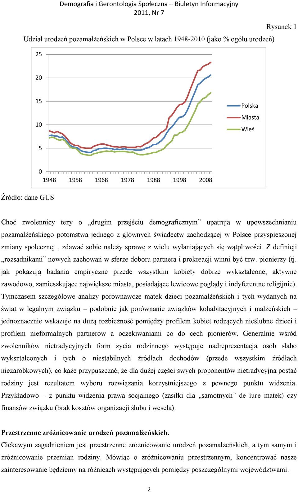 z wielu wyłaniających się wątpliwości. Z definicji rozsadnikami nowych zachowań w sferze doboru partnera i prokreacji winni być tzw. pionierzy (tj.