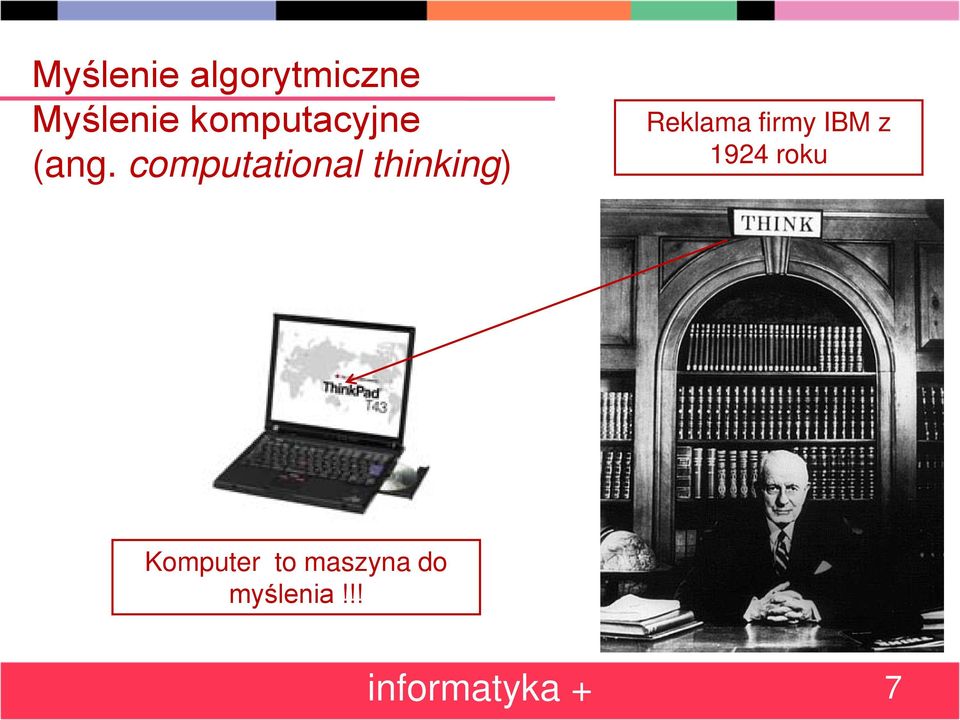 computational thinking) Reklama firmy