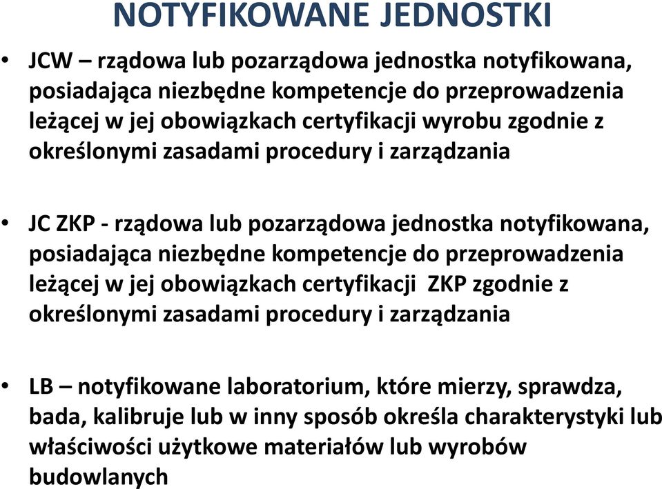 posiadająca niezbędne kompetencje do przeprowadzenia leżącej w jej obowiązkach certyfikacji ZKP zgodnie z określonymi zasadami procedury i zarządzania