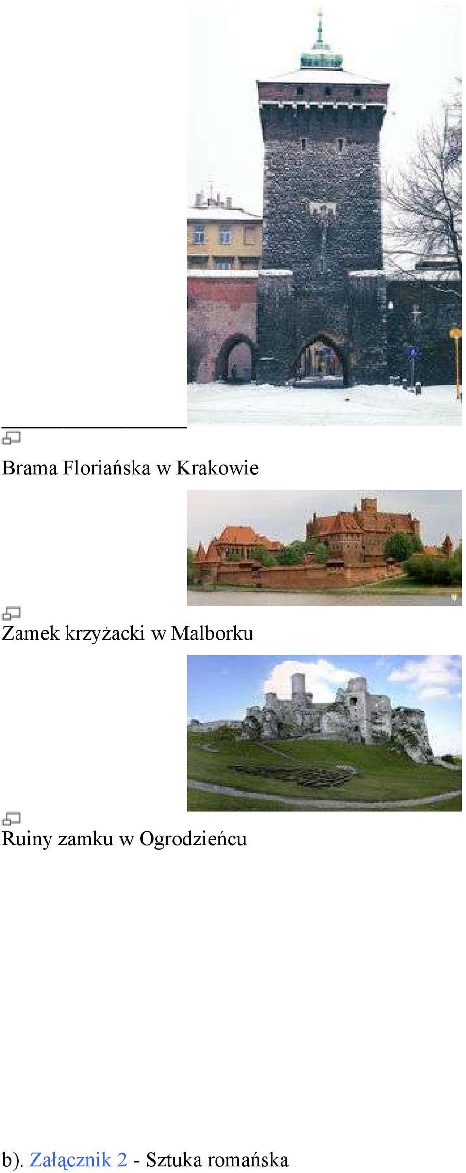 Ruiny zamku w Ogrodzieńcu b).