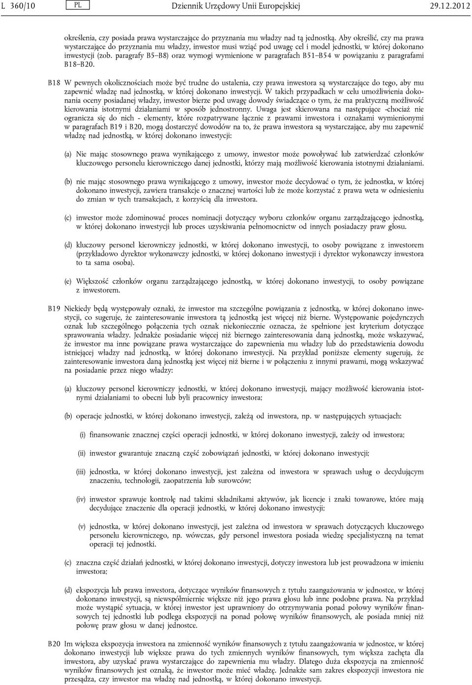 paragrafy B5 B8) oraz wymogi wymienione w paragrafach B51 B54 w powiązaniu z paragrafami B18 B20.