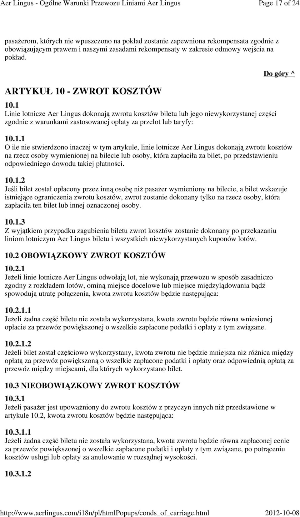 - ZWROT KOSZTÓW 10