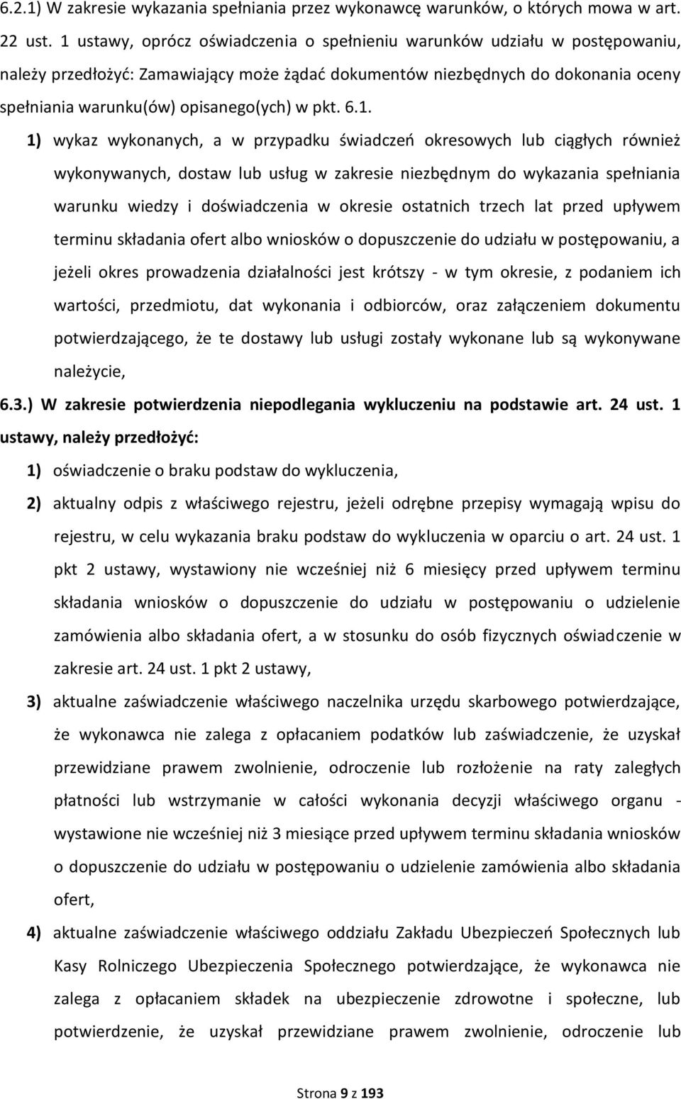 pkt. 6.1.