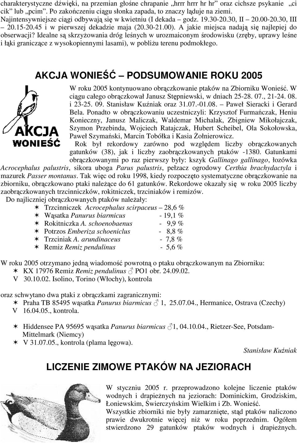 A jakie miejsca nadają się najlepiej do obserwacji?