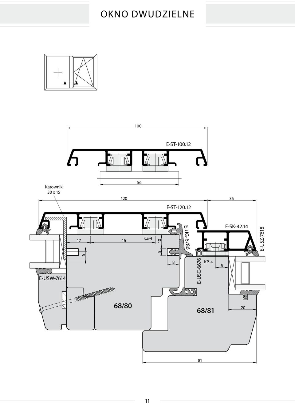 12 Kątownik 30 x 15 56 1 35