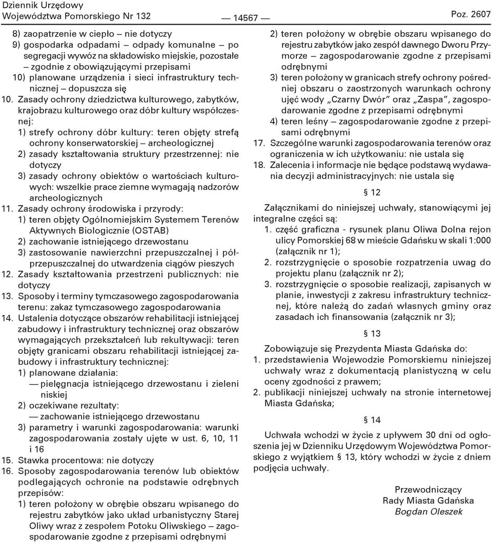 sieci infrastruktury technicznej dopuszcza się 10.