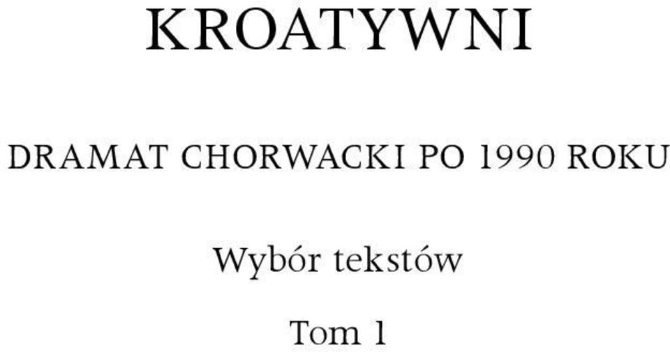 chorwacki PO