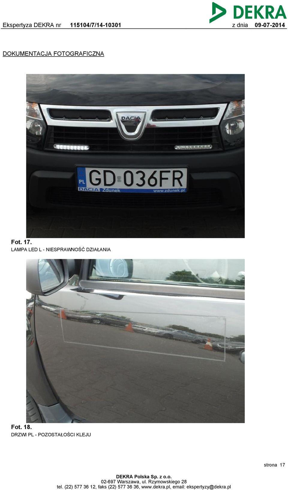 NIESPRAWNOŚĆ DZIAŁANIA