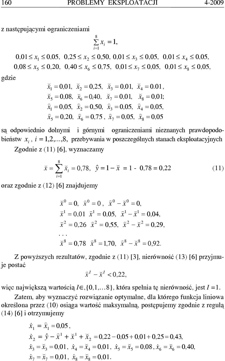 prawdopodobieństw x i, i = 1,2,.