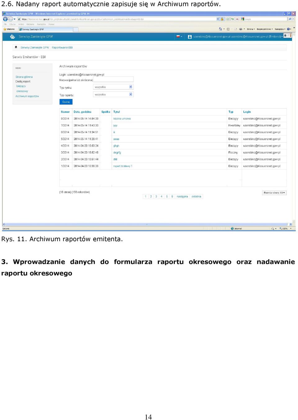 Archiwum raportów emitenta. 3.