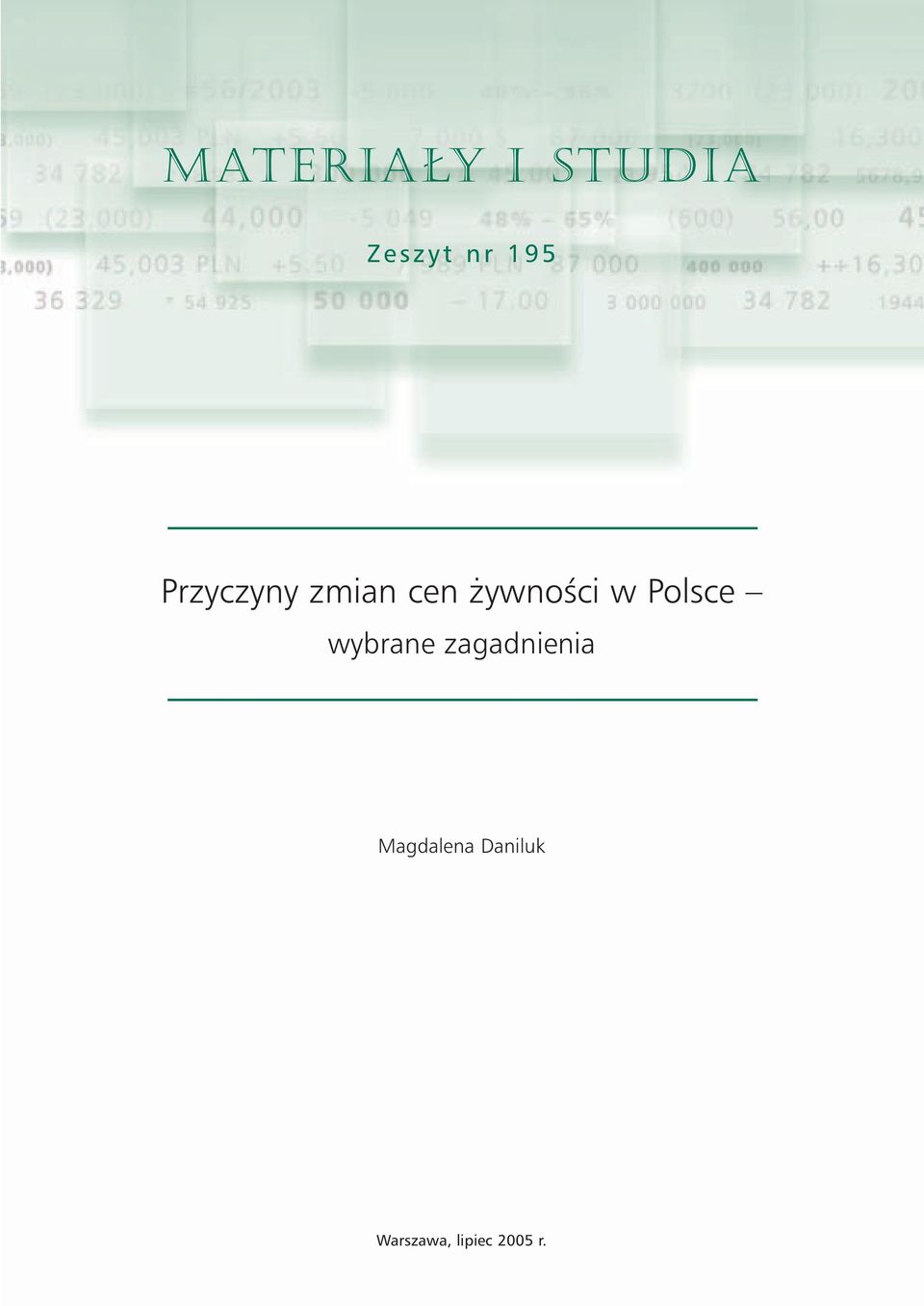Polsce wybrane zagadnienia