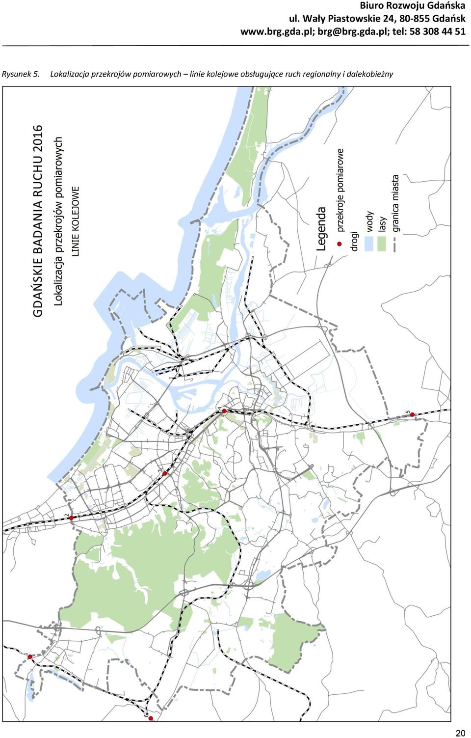 pomiarowych linie kolejowe