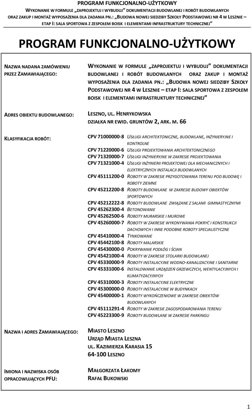 HENRYKOWSKA DZIAŁKA NR EWID. GRUNTÓW 2, ARK. M.