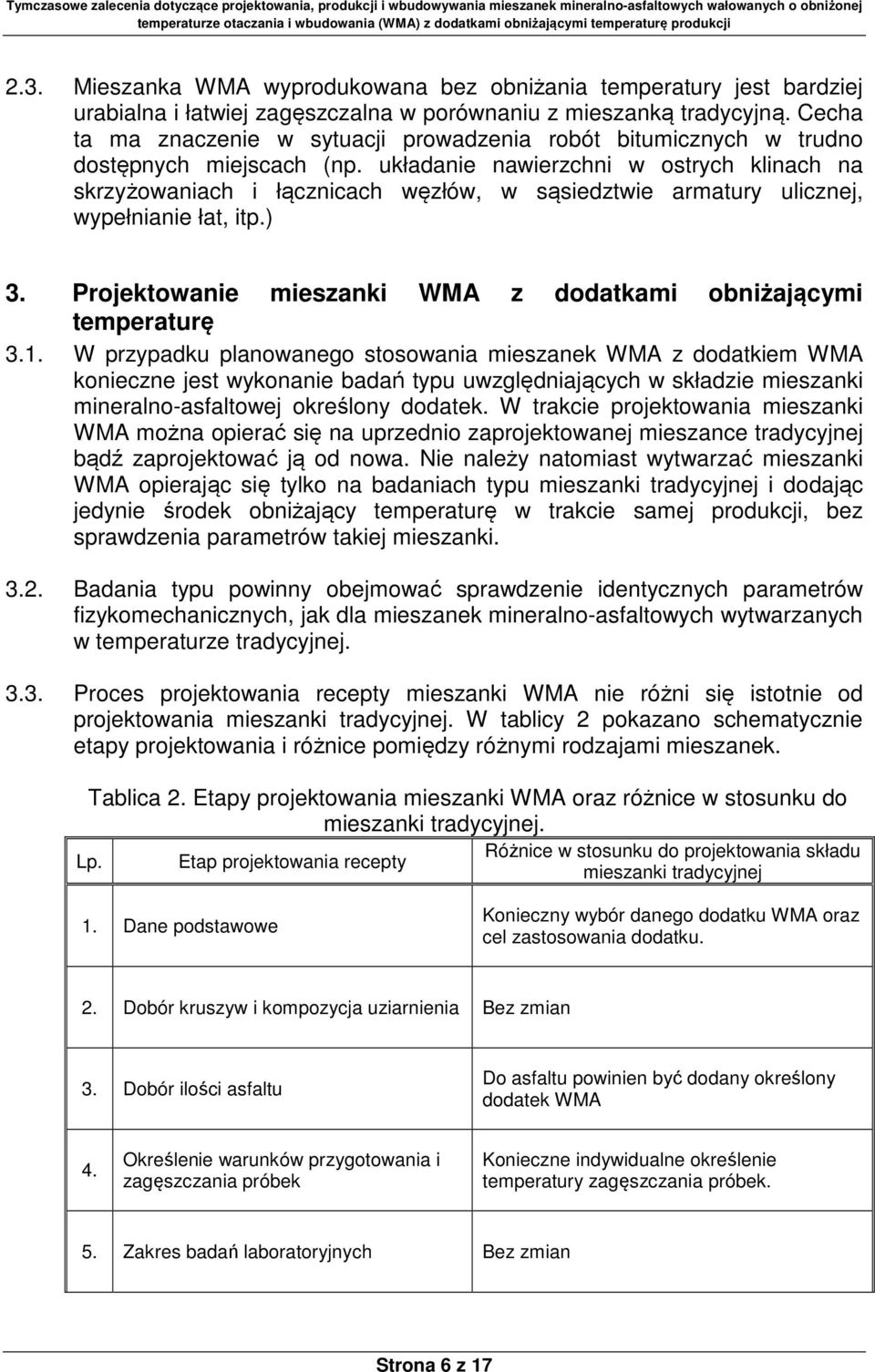 układanie nawierzchni w ostrych klinach na skrzyżowaniach i łącznicach węzłów, w sąsiedztwie armatury ulicznej, wypełnianie łat, itp.) 3.