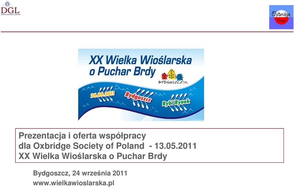 2011 XX Wielka Wioślarska o Puchar Brdy