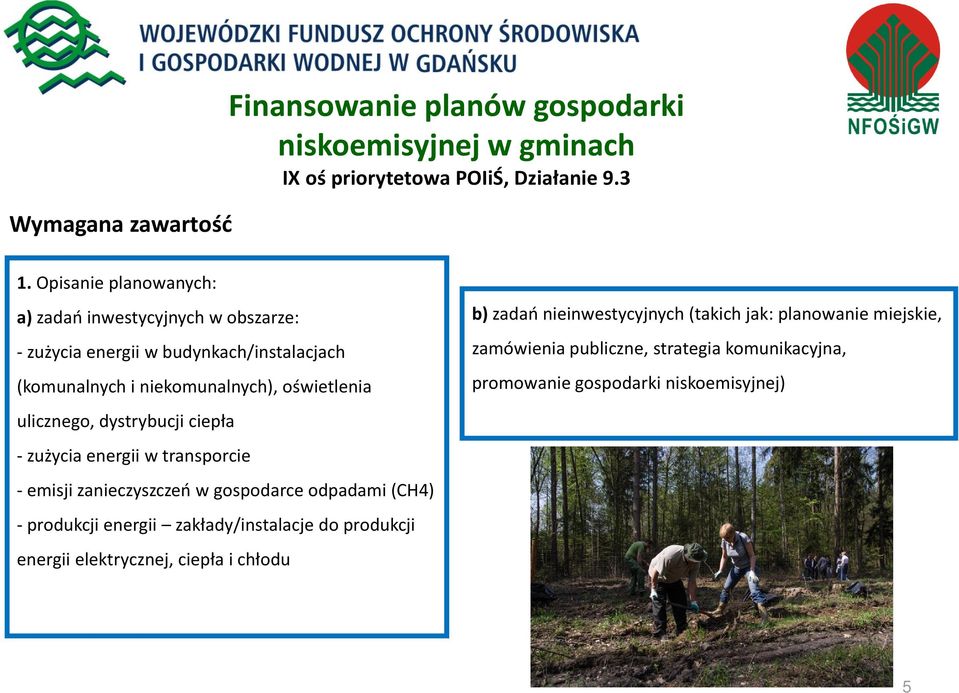 w budynkach/instalacjach zamówienia publiczne, strategia komunikacyjna, (komunalnych i niekomunalnych), oświetlenia promowanie gospodarki