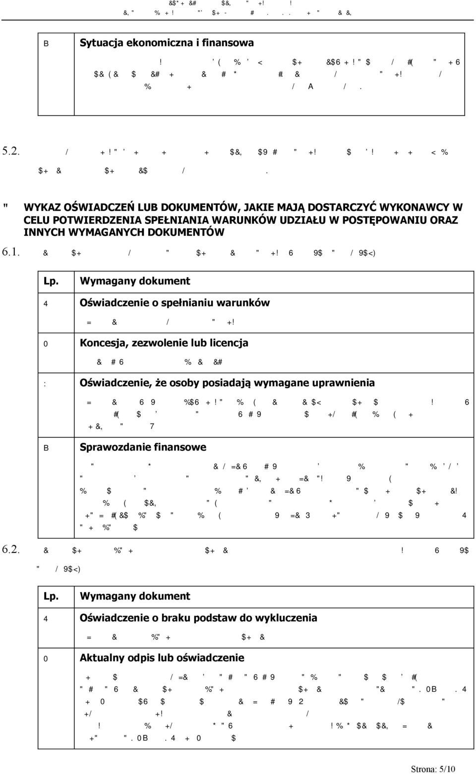 Nie spełnienie któregokolwiek ze wskazanych wyżej warunków i wymogów skutkować będzie wykluczeniem Wykonawcy z udziału w postępowaniu.