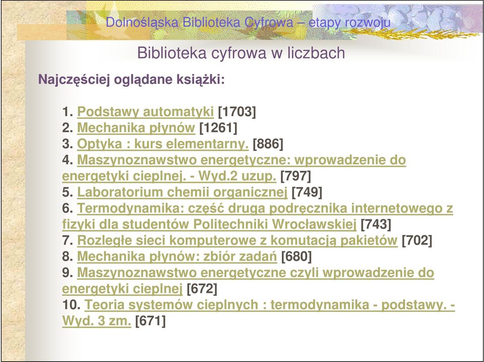 Termodynamika: część druga podręcznika internetowego z fizyki dla studentów Politechniki Wrocławskiej [743] 7.