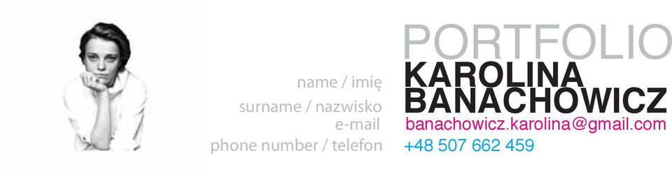 PORTFOLIO KAROLINA BANACHOWICZ