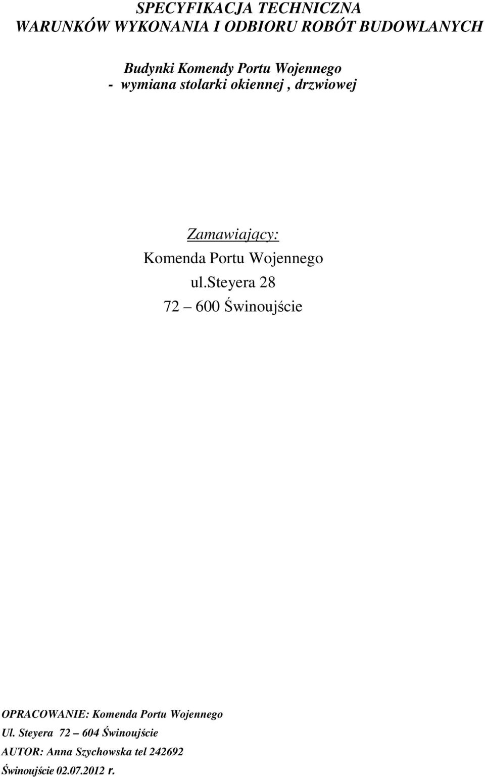 Portu Wojennego ul.