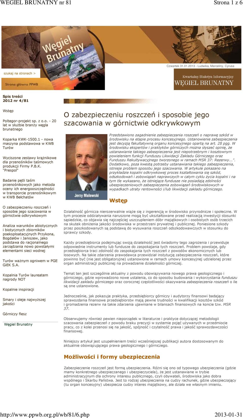 B Turów Wyciszone zestawy krążnikowe dla przenośników taśmowych produkcji Firmy P.B.K.