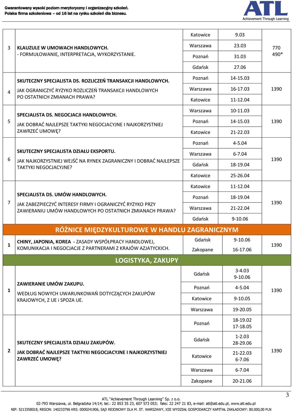 JAK DOBRAĆ NAJLEPSZE TAKTYKI NEGOCJACYJNE I NAJKORZYSTNIEJ ZAWRZEĆ UMOWĘ? 0-.03-5.03 -.03-5.0 6 SKUTECZNY SPECJALISTA DZIAŁU EKSPORTU.