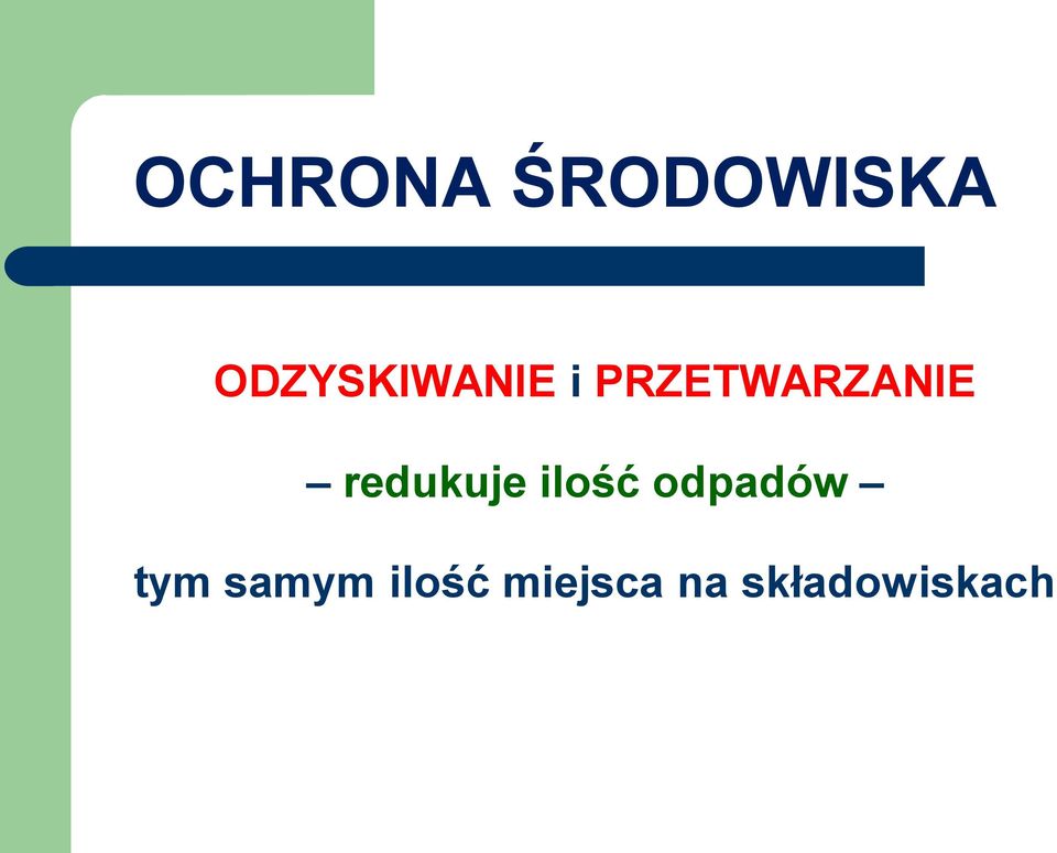 PRZETWARZANIE redukuje